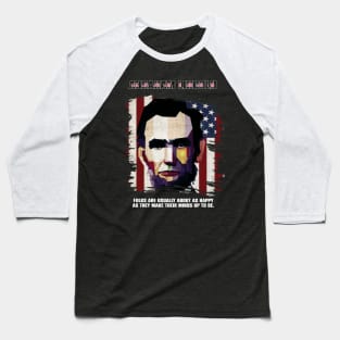 Abraham Lincoln Baseball T-Shirt